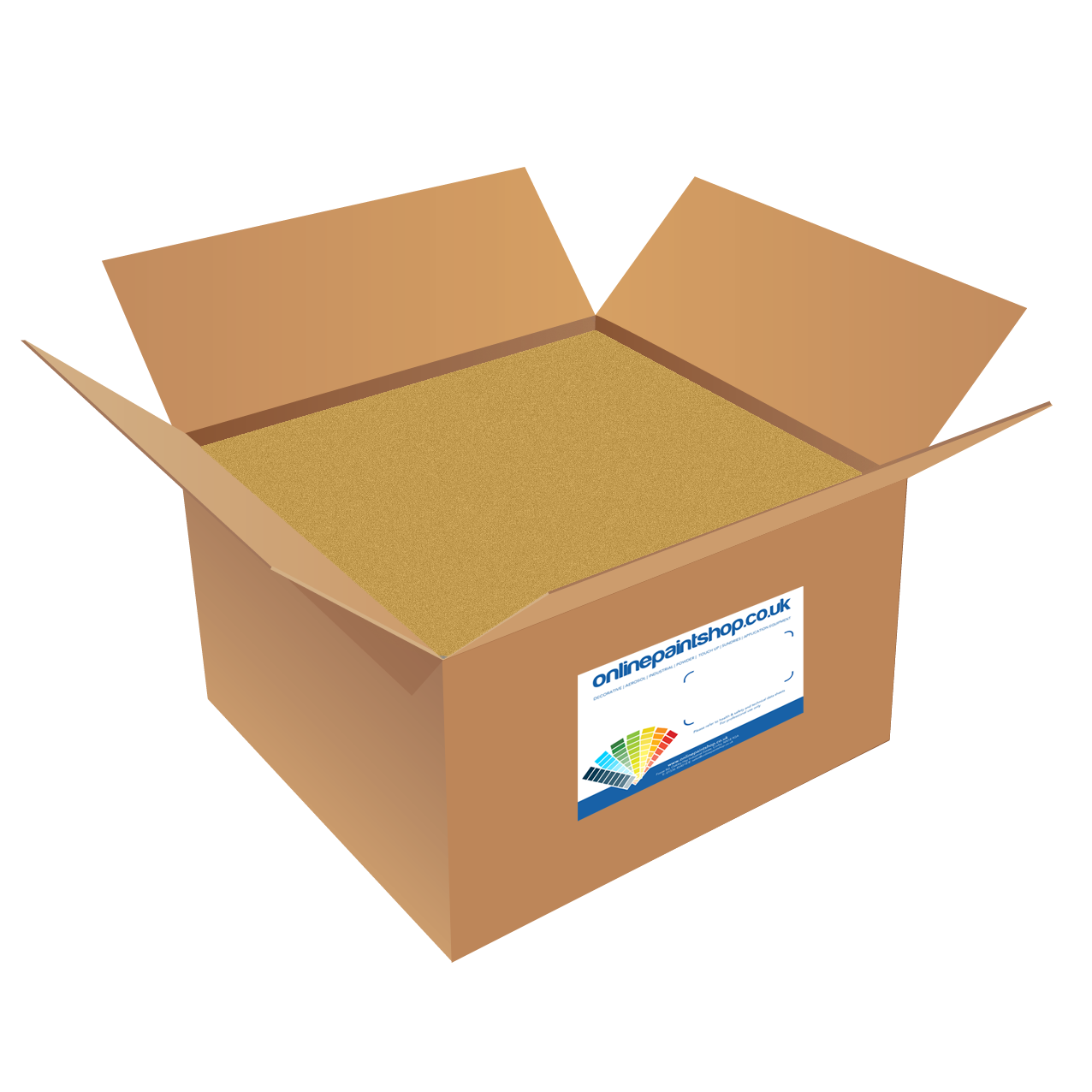 YY217E gold pearl powder coating box